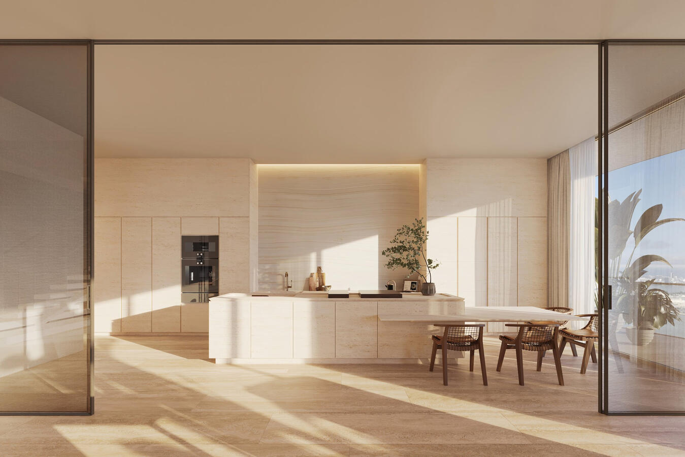 Arclinea and Vaselli kitchen cabinetry