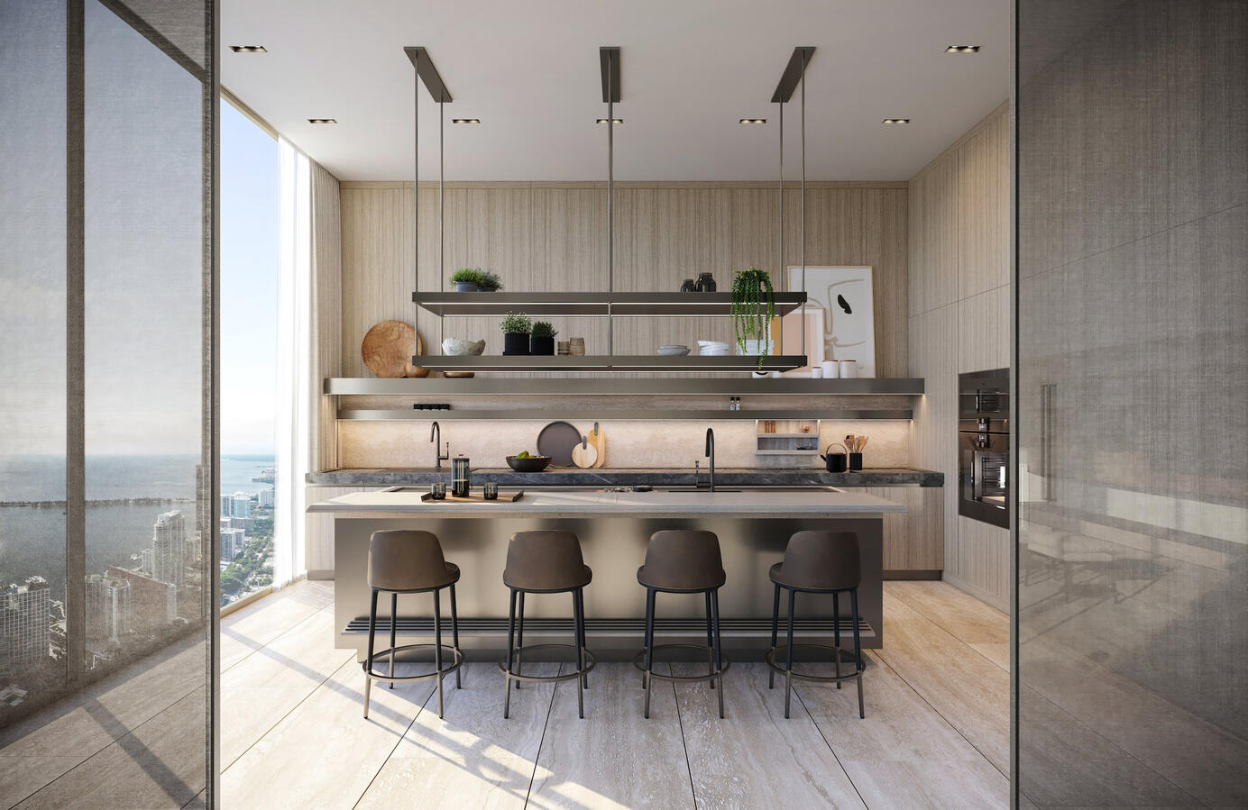 Fully pre-wired to easily control the home’s environment